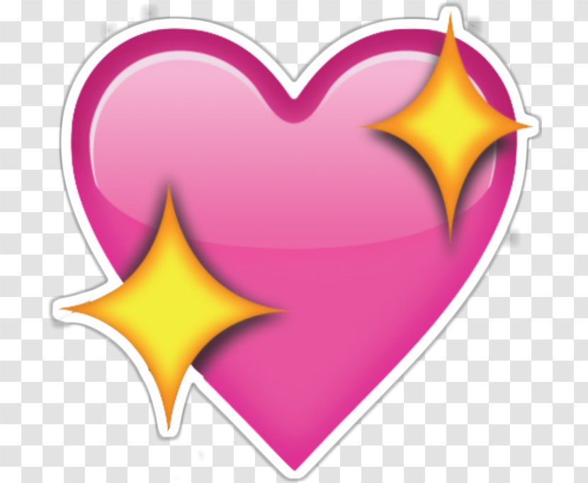 Emoji Heart Clip Art - Apple Color Transparent PNG