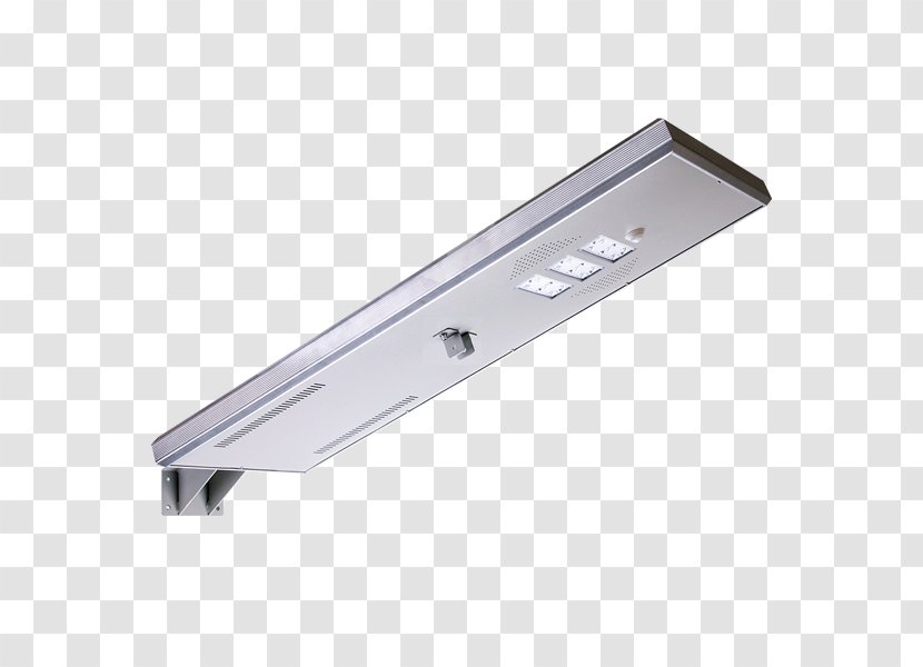 Light Fixture Solar Street Lighting - Hardware - Streetlight Transparent PNG