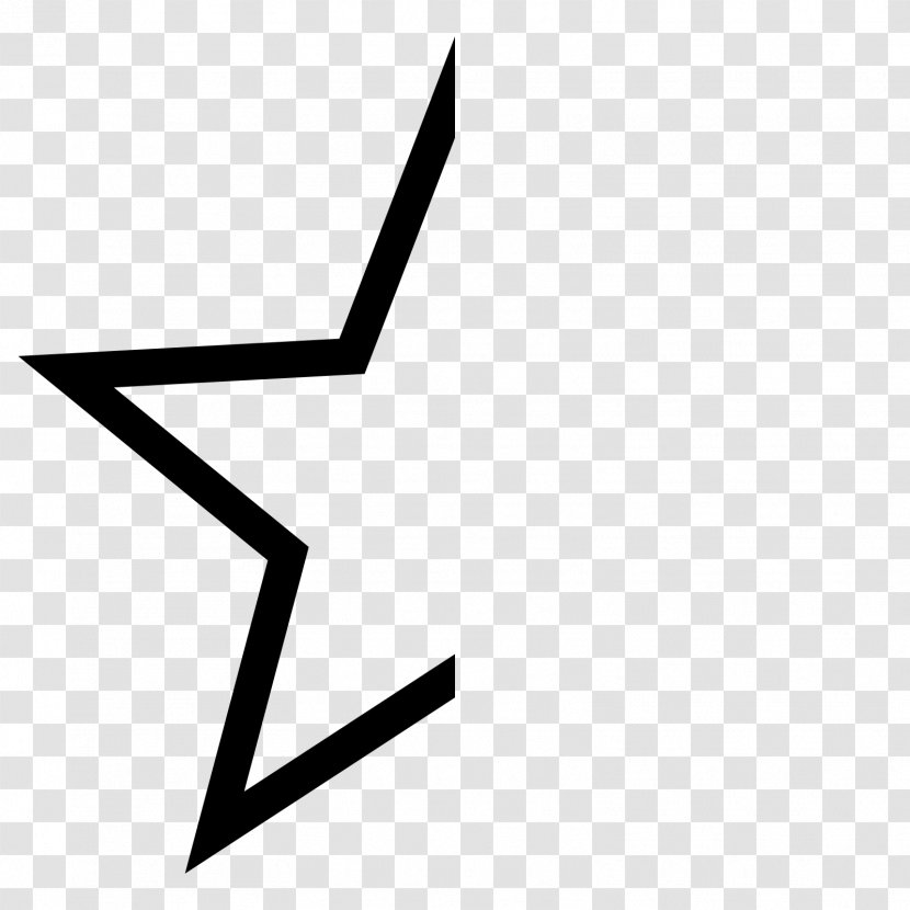 Star Clip Art - White - Vector Transparent PNG