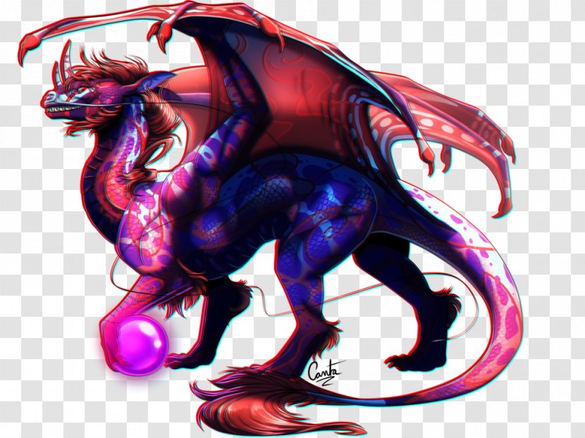 Dragon Cartoon Demon Organism - Fictional Character Transparent PNG