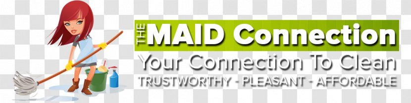 Logo Banner Brand - Maid Service Transparent PNG