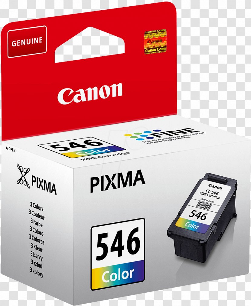 Ink Cartridge Canon Inkjet Printing Printer - Office Supplies Transparent PNG