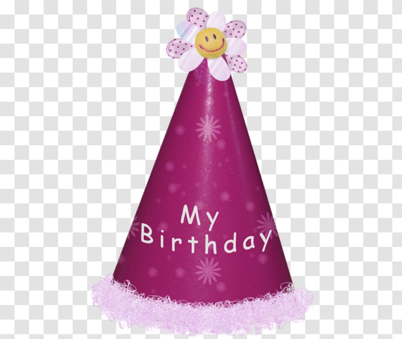 Party Hat Birthday - Magenta Transparent PNG