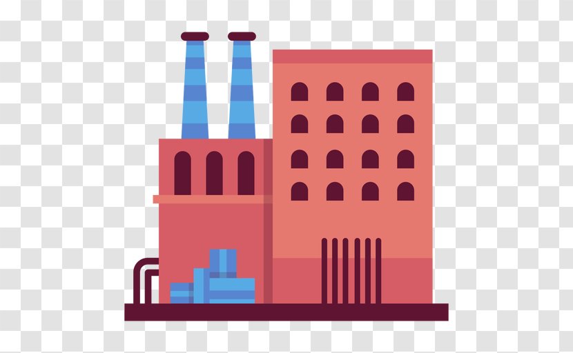 Vector Graphics Illustration Royalty-free Industry - Factory - Royaltyfree Transparent PNG
