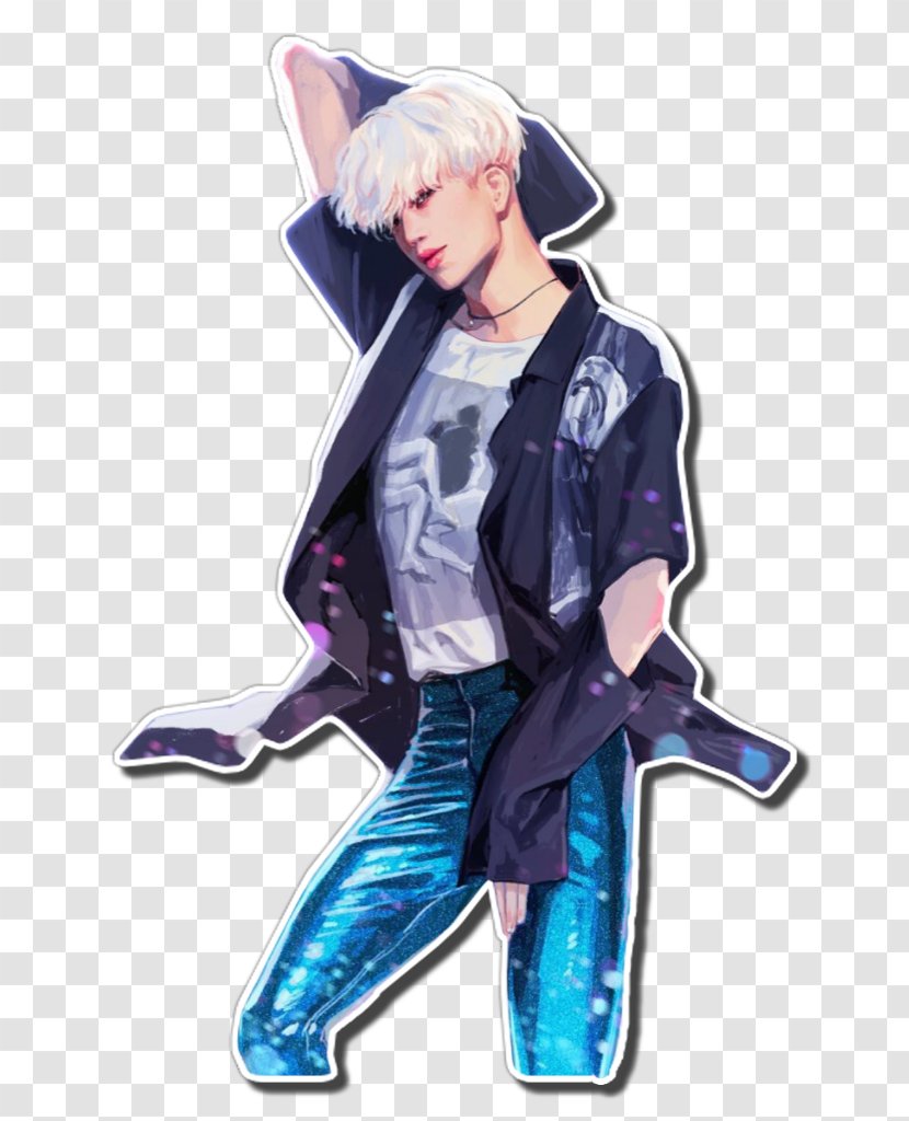 Kai EXO Fan Art K-pop Ex'Act - Drawing - Kpop Transparent PNG