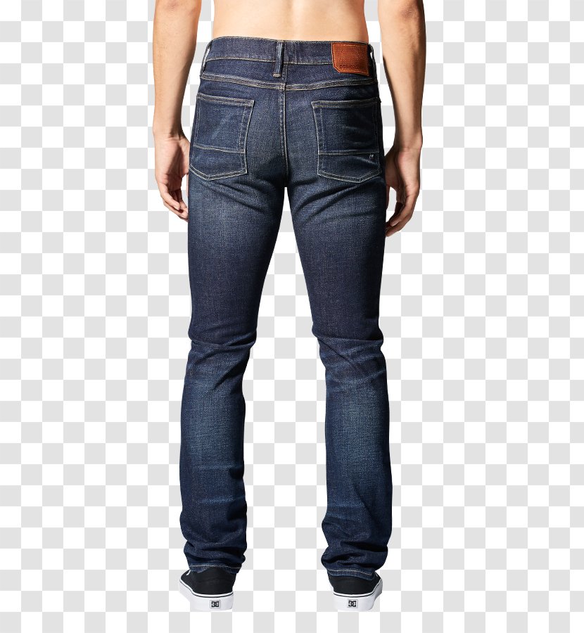 Jeans Denim T-shirt Slim-fit Pants DC Shoes - Cartoon - Silver Co. Transparent PNG