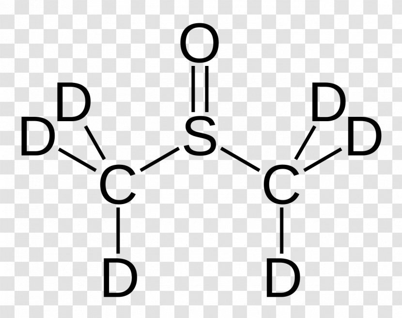 Methyl Acetate Acetone Group Isomer Dimethyl Sulfoxide - Black And White - Symbol Transparent PNG