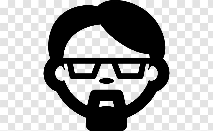 Face Clip Art - Man With Glasses Transparent PNG