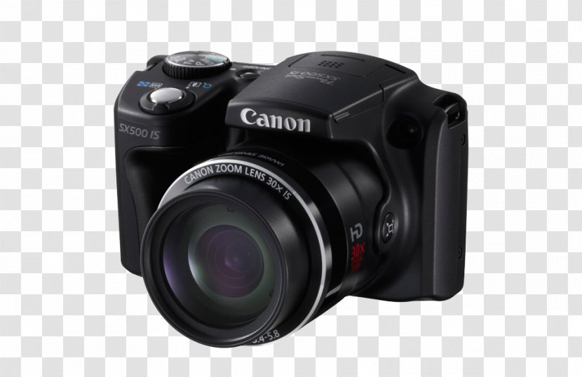 Canon PowerShot SX500 IS SX410 Zoom Lens Photography - Powershot - Camera Transparent PNG