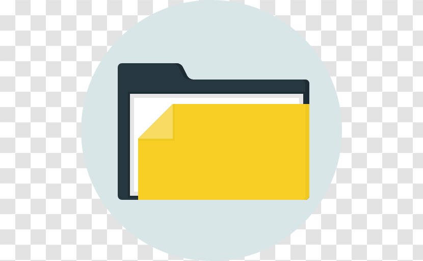 Rectangle Brand Yellow - Text Transparent PNG