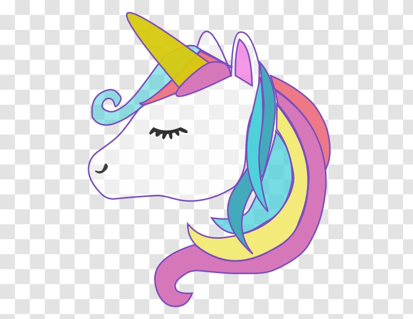 Young Woman With Unicorn Legendary Creature Horse - Heart Transparent PNG