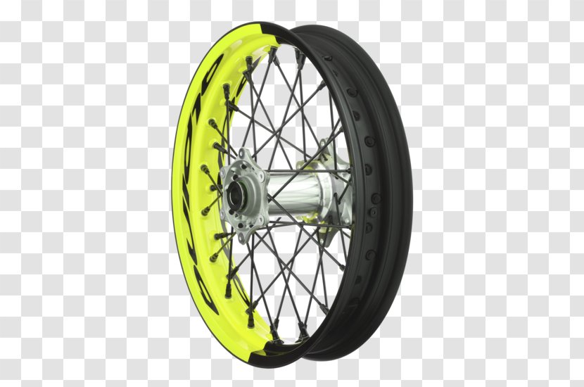 Tire Spoke Rim Bicycle Wheels Supermoto - Honda Crf Series - Motorcycle Transparent PNG