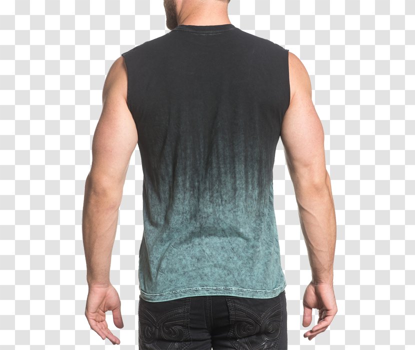T-shirt Affliction Clothing Paris Top - Shoulder Transparent PNG