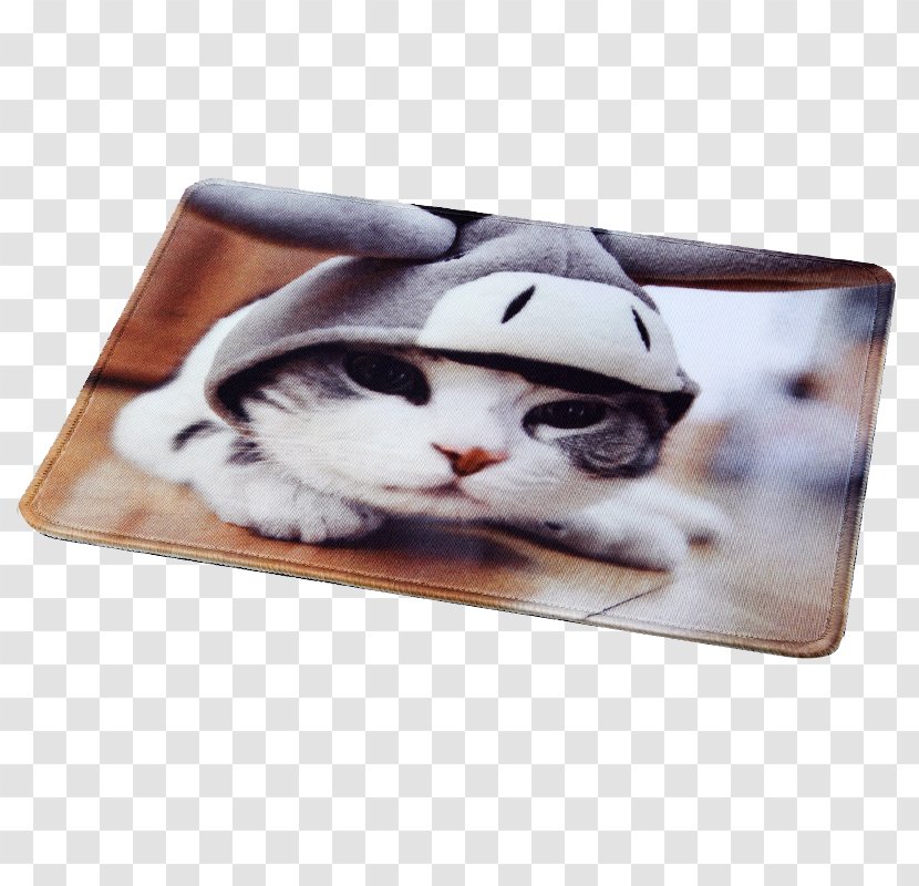 Computer Mouse Mousepad Keyboard Natural Rubber - Cute Cat Table Mats Transparent PNG