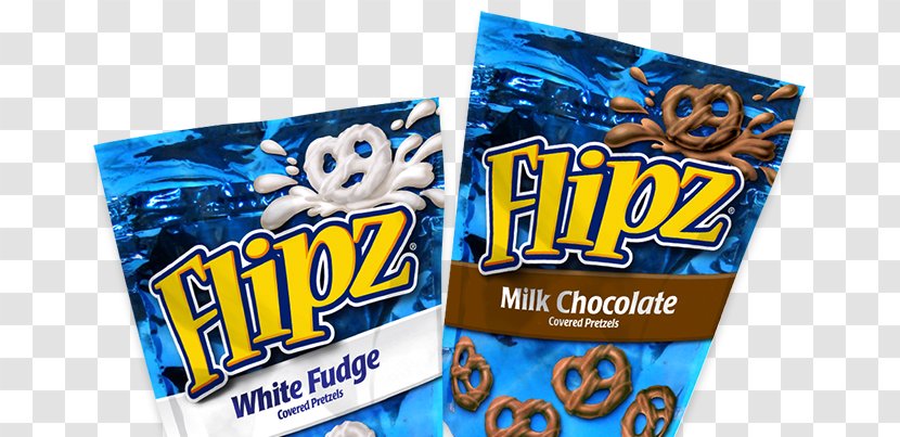 Pretzel Flipz Fudge Milk DeMet's Candy Company - Chocolate Pretzels Transparent PNG