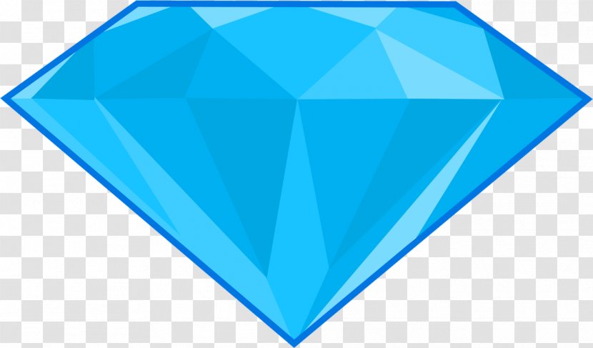 Angle Blue - Azure - Symmetry Gemstone Transparent PNG