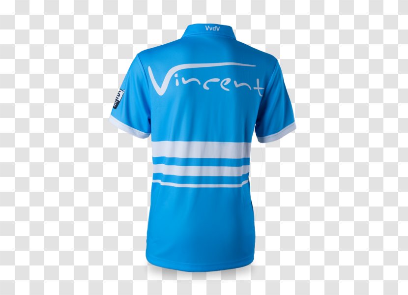 Professional Darts Corporation XQ Max Dart Shirt Vincent Van De Voort - Raymond Barneveld - Blue Match MVGLimeM T-shirtDarts Transparent PNG