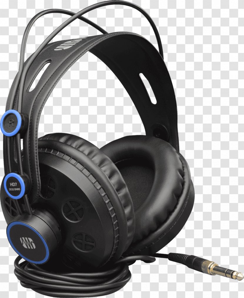 PreSonus HD7 Studio Monitor Headphones Recording Transparent PNG