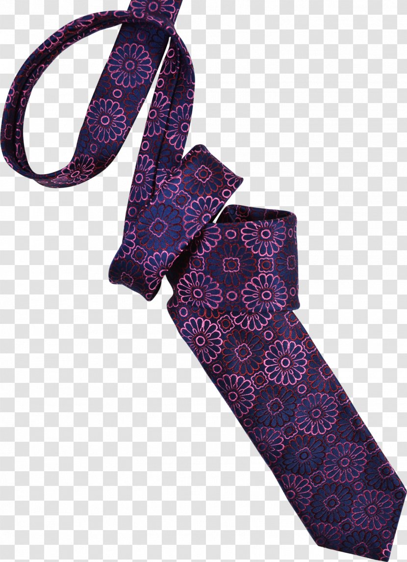 Necktie Silk Sock Cerulean Vines .com - Purple - Men's Tie Transparent PNG