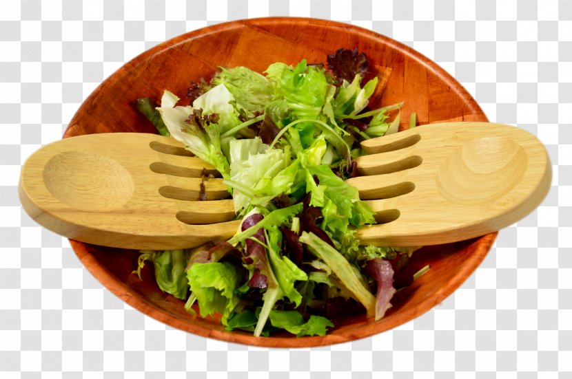 Caesar Salad Engraving Tongs Recipe - Bowl - High Quality Wood Transparent PNG