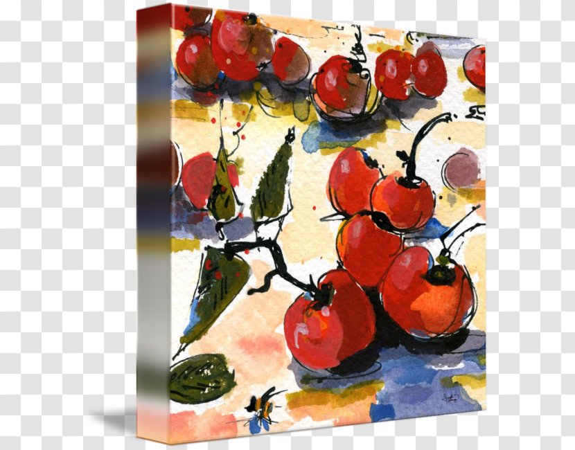 Still Life Photography Watercolor Painting Acrylic Paint - Cherry Material Transparent PNG