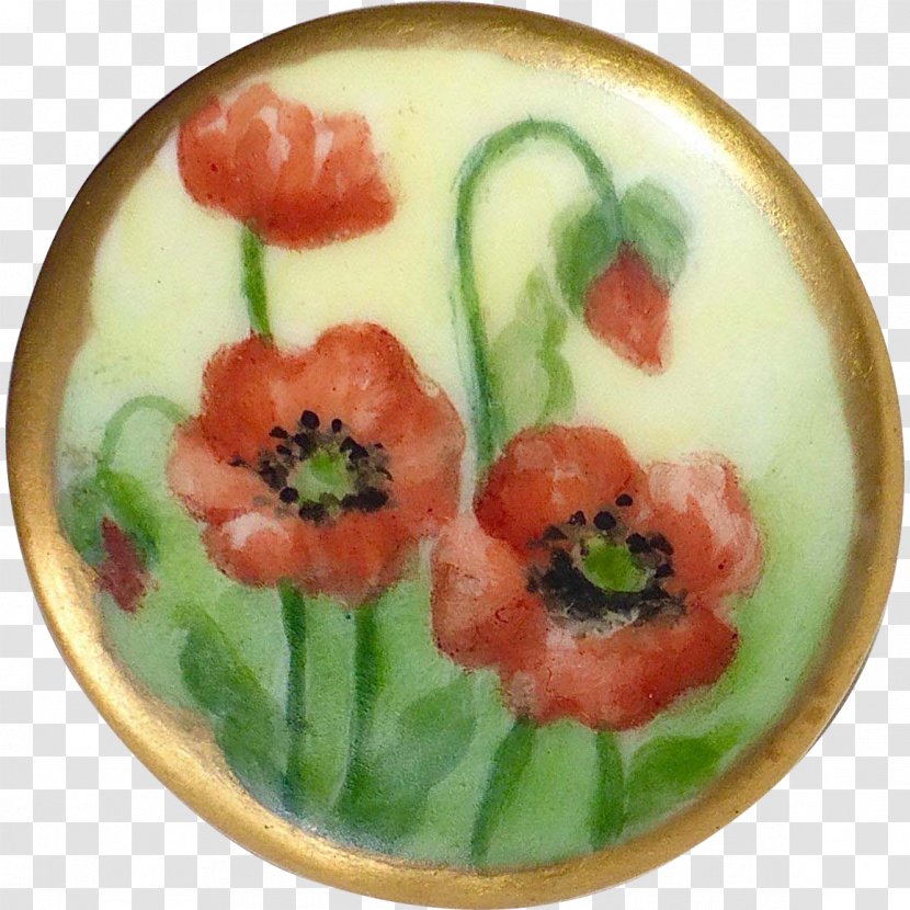 Vegetarian Cuisine Tableware Plate Garnish Food - Dish Network - Hand-painted Button Transparent PNG