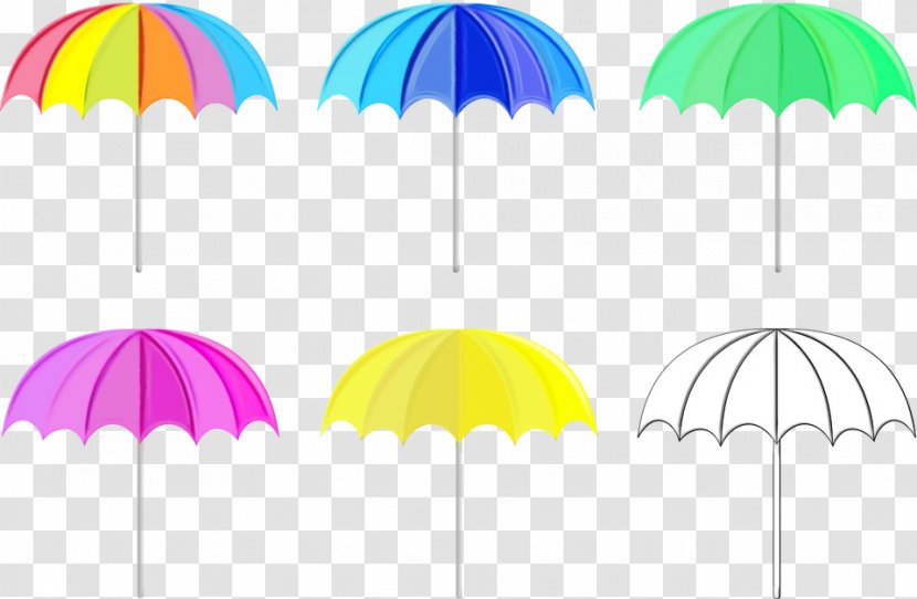 Watercolor Cartoon - Meteorological Phenomenon - Parachute Transparent PNG