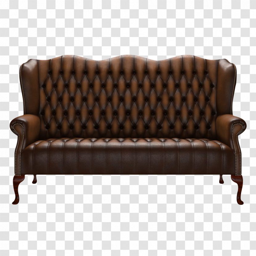 Couch Loveseat Chesterfield Furniture Leather - Distinctive Chesterfields - Wade Transparent PNG