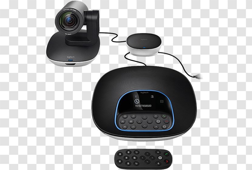 Full HD Webcam 1920 X 1080 Pix Logitech GROUP Stand Grupo Logi Bundle Videotelephony ConferenceCam BCC950 - Conferencecam Bcc950 Transparent PNG