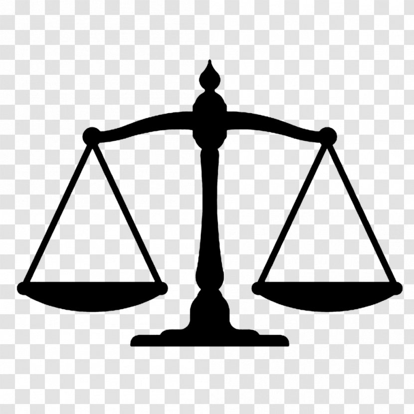 Measuring Scales Scale - Lawyer - Blackandwhite Symbol Transparent PNG