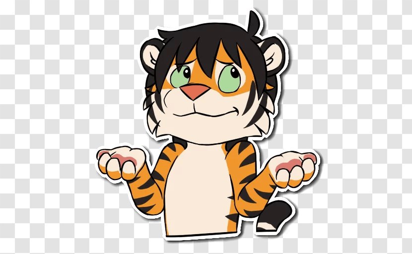 Big Cat Tiger Cartoon Clip Art Transparent PNG