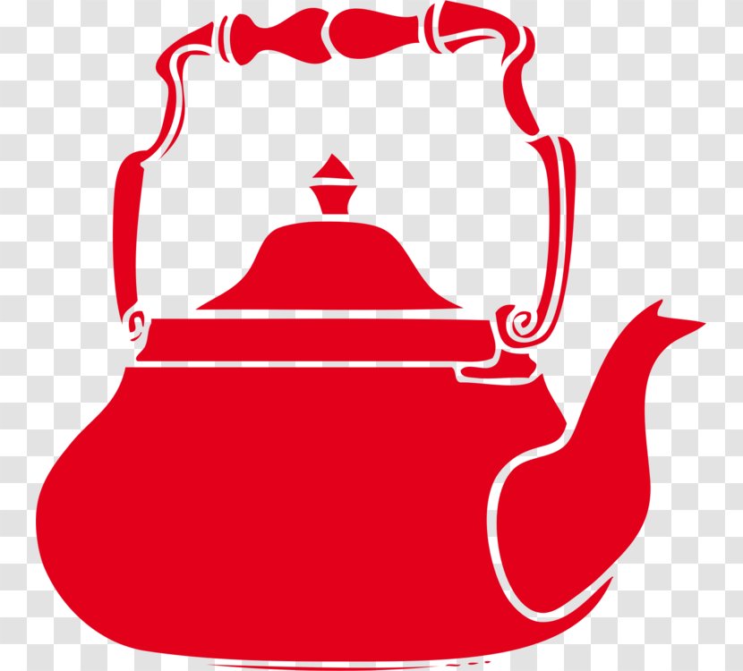 Kettle Red Teapot Clip Art Cookware And Bakeware Transparent PNG