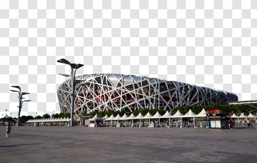 Beijing National Stadium Indoor 2008 Summer Olympics Landscape - Famous Scenic Nest Transparent PNG