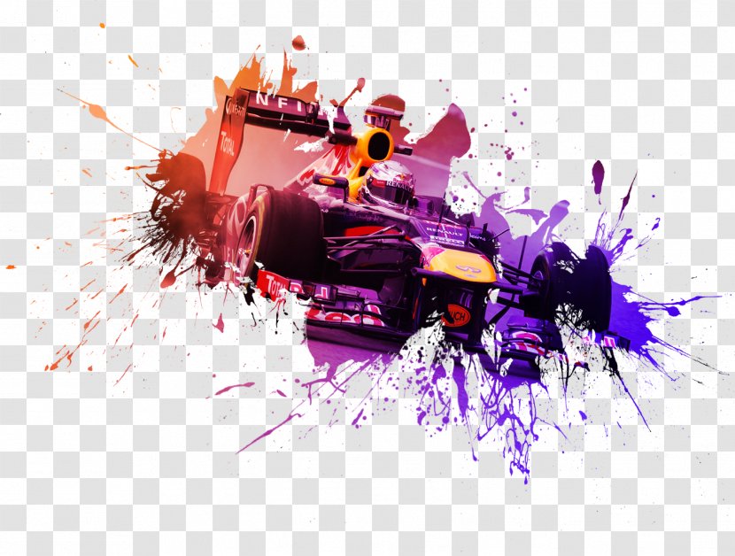 Graphic Design Art - Digital - Sebastian Vettel Transparent PNG