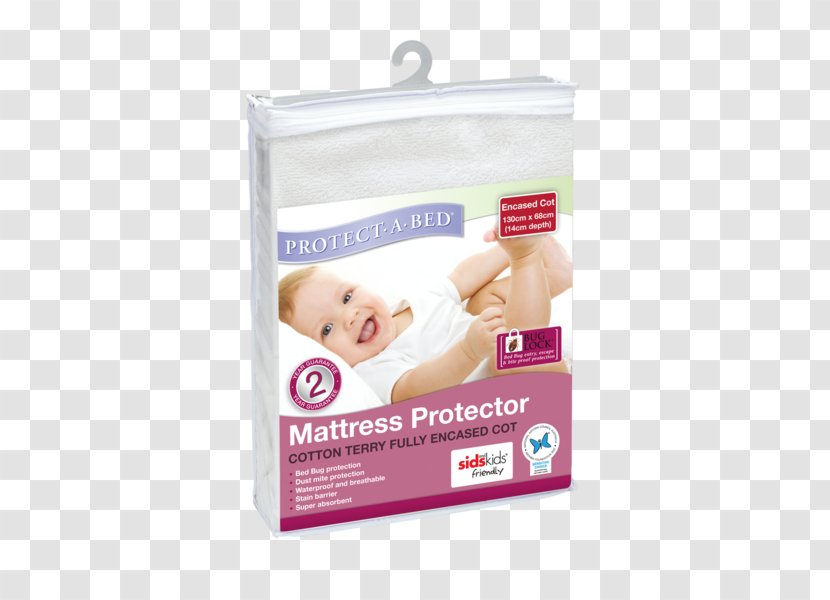Baby Bedding Mattress Protectors Cots Protect-A-Bed - Protectabed Transparent PNG