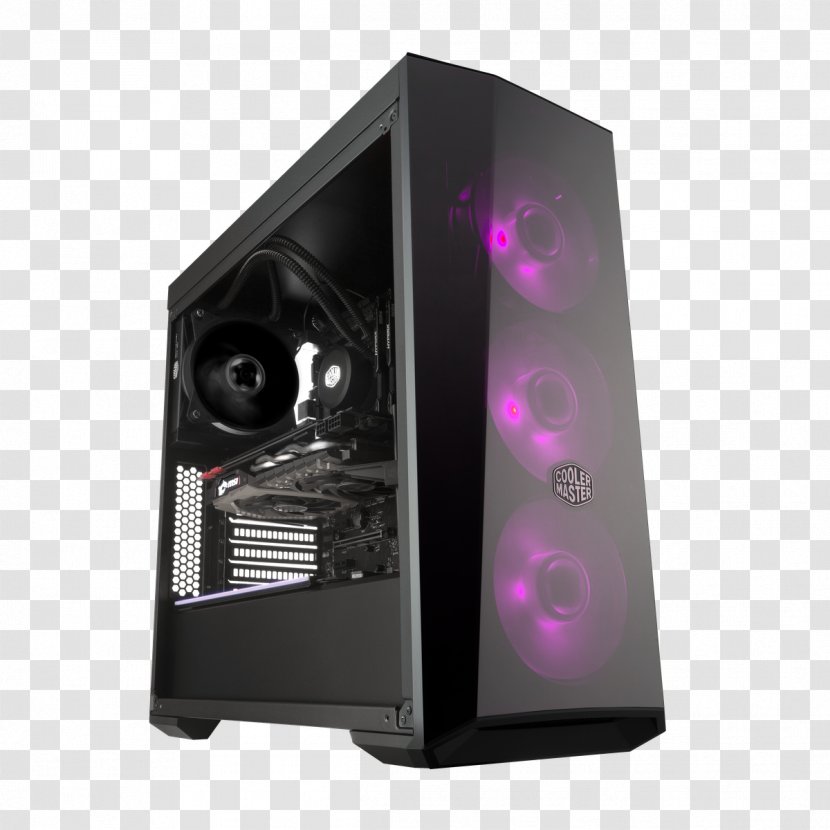 Computer Cases & Housings Power Supply Unit Cooler Master MasterBox Lite 5 ATX - Hardware Transparent PNG