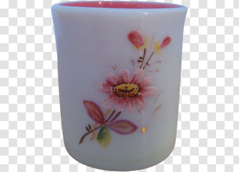 Porcelain Flowerpot Cup - Petal - Hand Painted Decoration Transparent PNG