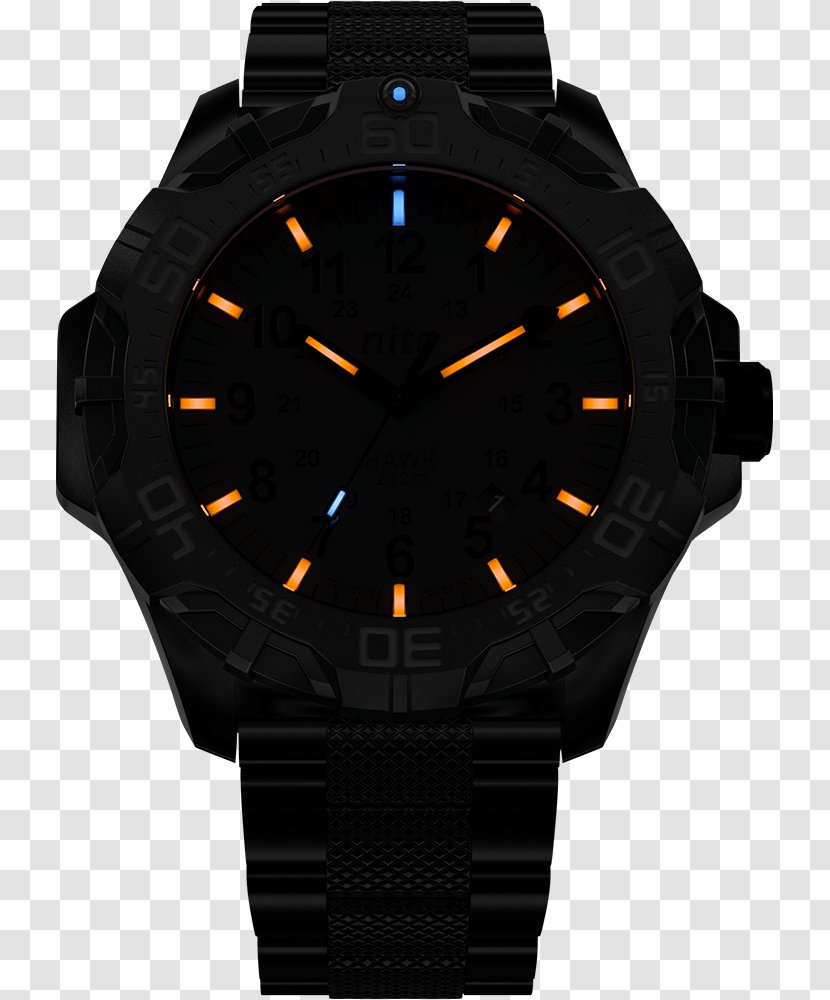Watch Strap Bracelet Clock Tritium Radioluminescence - Black - Auto Repairman Costume Transparent PNG