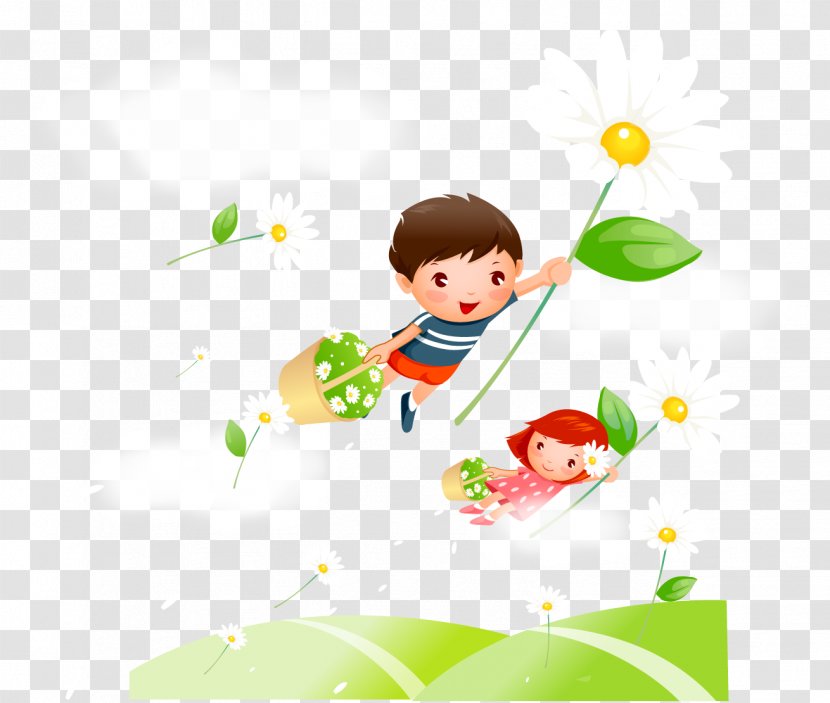 Child Clip Art - Smile - Flying Kids Vector Illustration Transparent PNG