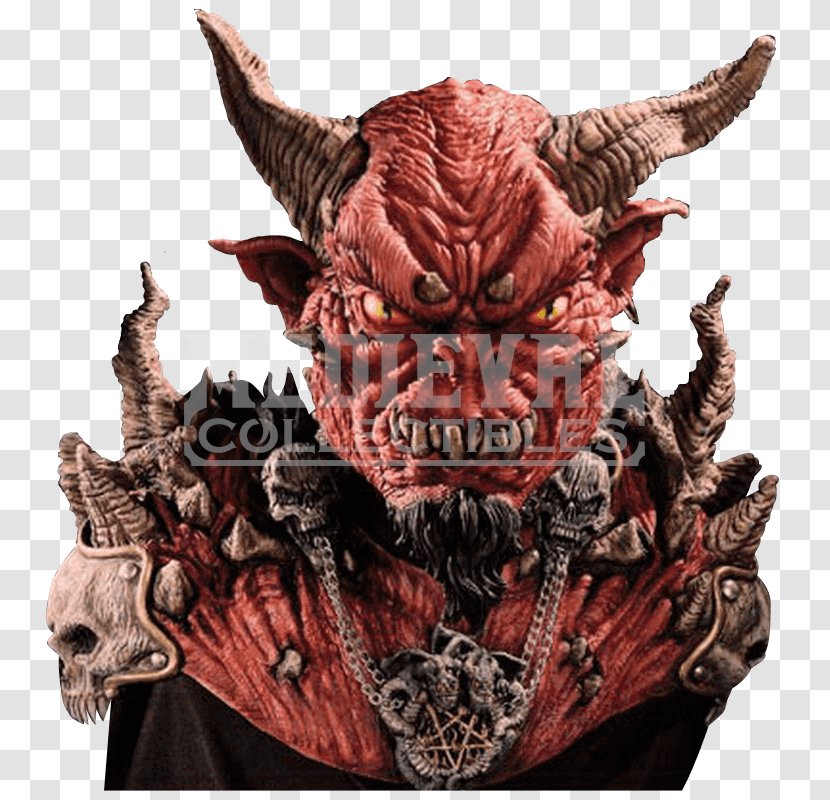 El Diablo Mask & Shoulders Halloween Costume - Fictional Character - Demon King X Transparent PNG