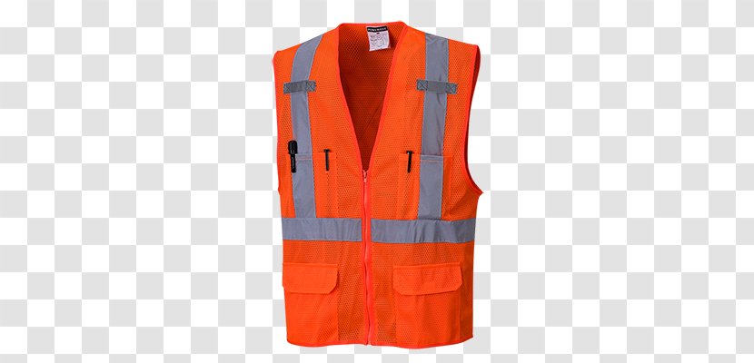 Gilets High-visibility Clothing Personal Protective Equipment Workwear - Slide - Jacket Transparent PNG