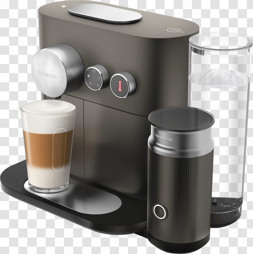 Coffeemaker De'Longhi Nespresso Expert & Milk EN 355 - Coffee Transparent PNG