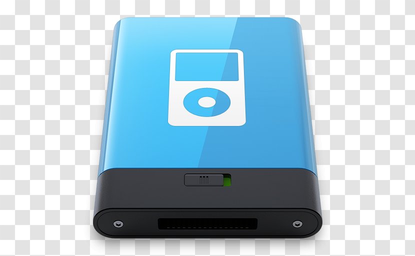 Electronic Device Ipod Multimedia Electronics Accessory - Blue IPod W Transparent PNG