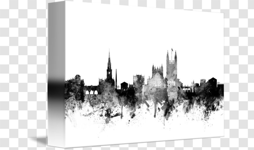 Bath Lucerne Imagekind Art Canvas Print - City - SKYLINE ENGLAND Transparent PNG