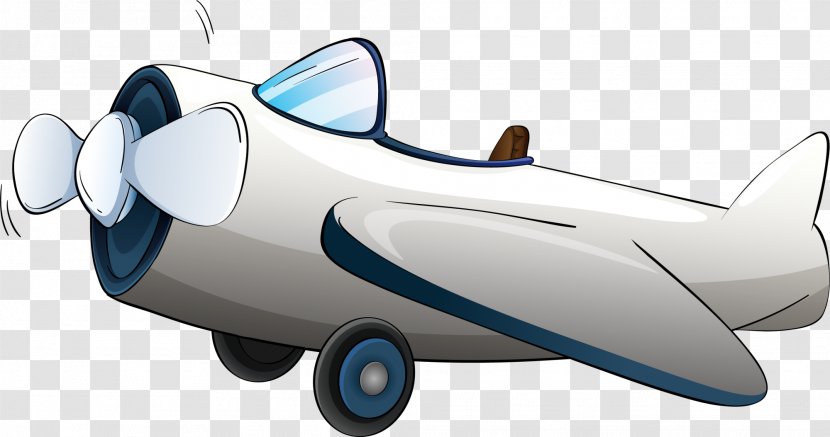 Airplane Age Of Enlightenment Helicopter Flight Illustration - Flat Design - White Cartoon Plane Transparent PNG