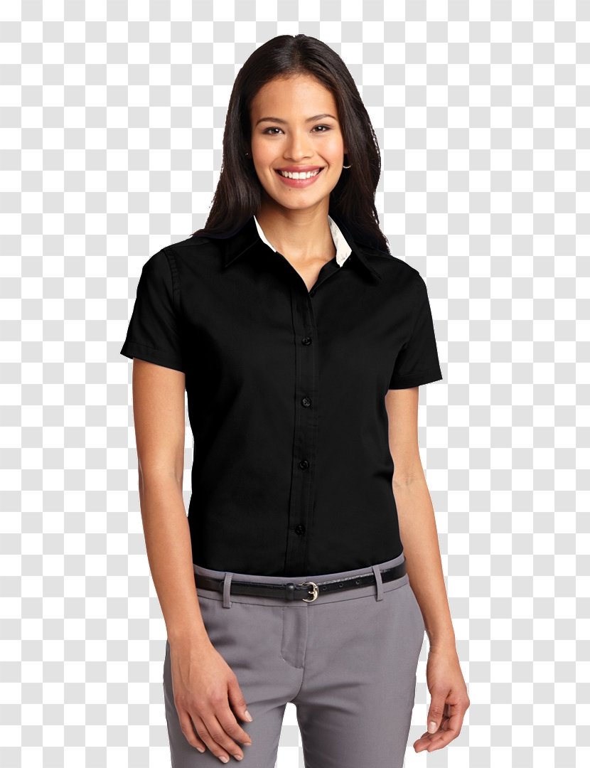 Long-sleeved T-shirt Clothing - Scoop Neck - Ladies Short Transparent PNG