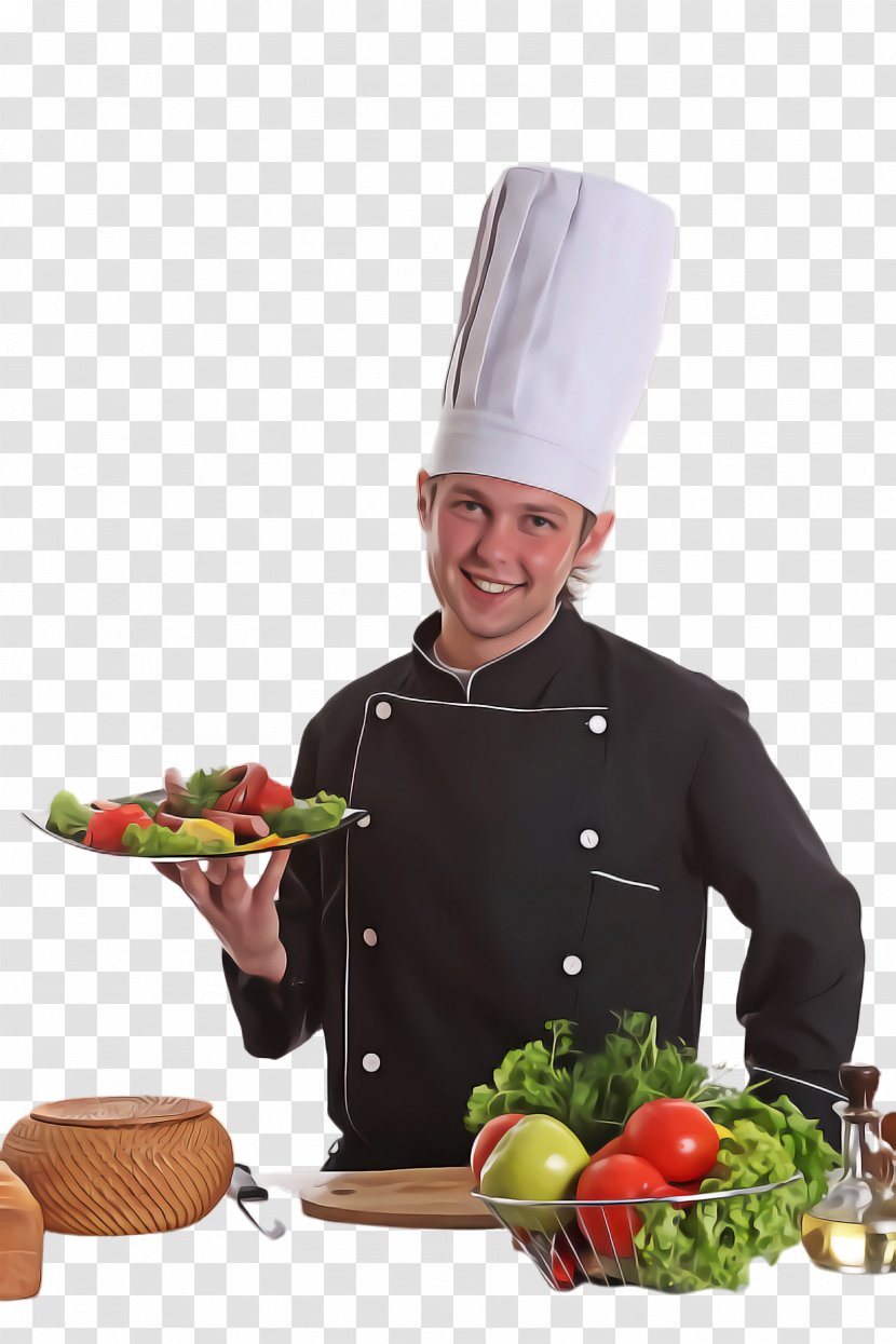 Cook Chef's Uniform Chef Chief Cooking - Vegetable Show Transparent PNG
