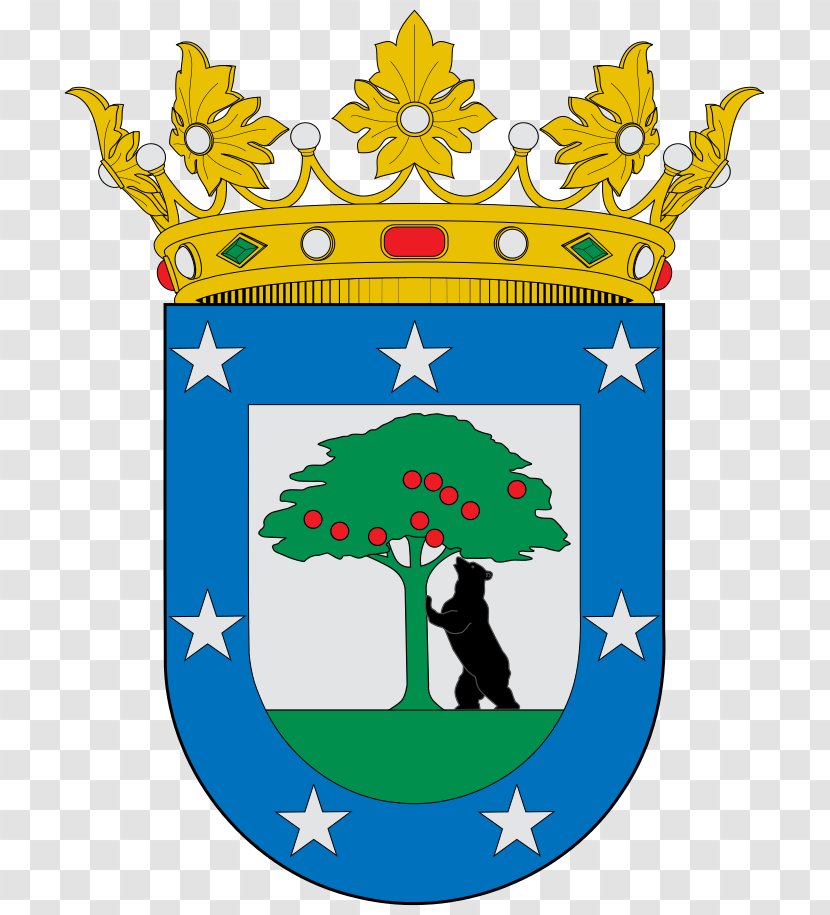Coat Of Arms Madrid Crest Spain - Villa Transparent PNG