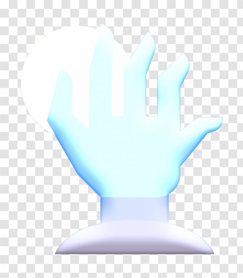 Halloween Icon Hand Rebellion - Light - Gesture Logo Transparent PNG