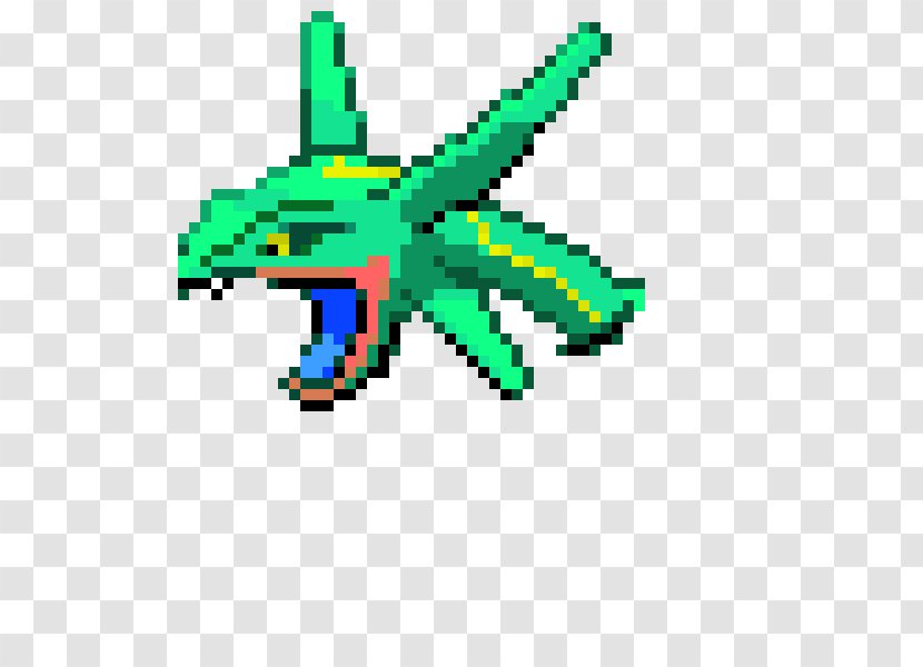 Pixel Art Minecraft Rayquaza Pikachu - Pokemon Black White Transparent PNG